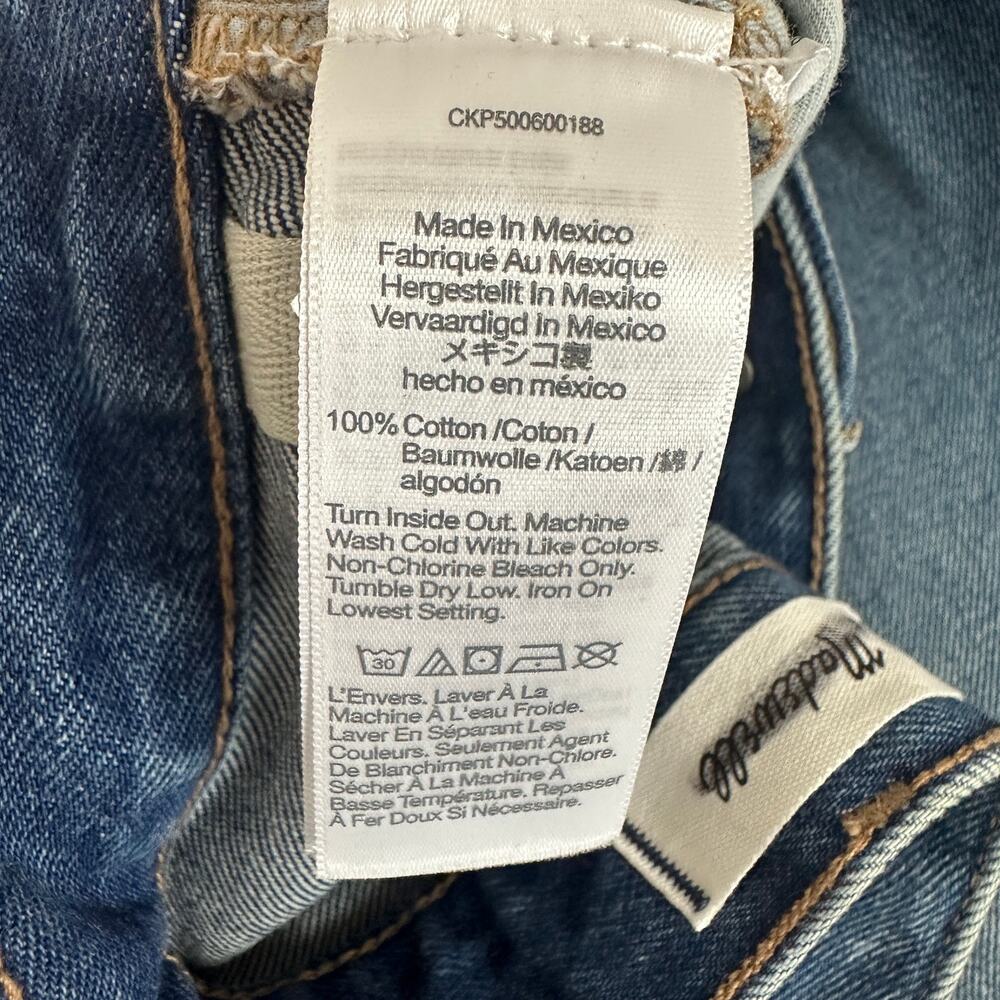 Madewell The Dean Easy Straight Jean Greendale Wash Rigid Blue US 28 NWT - Picture 12 of 14